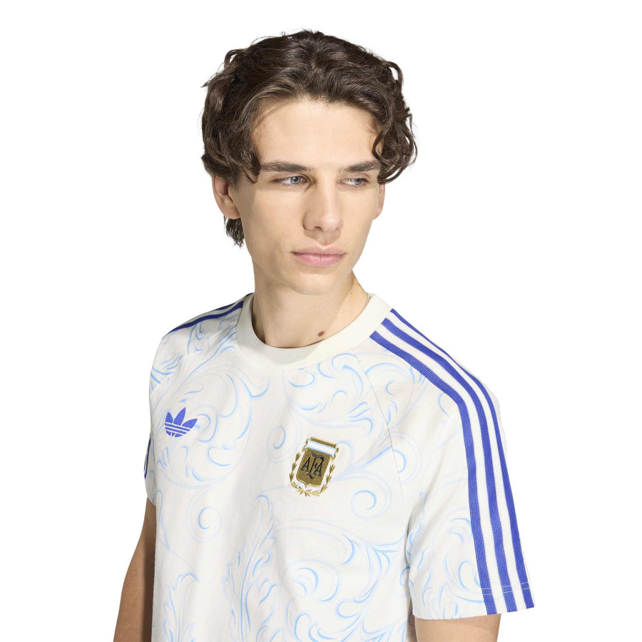 T-shirt Argentine Originals blanc bleu