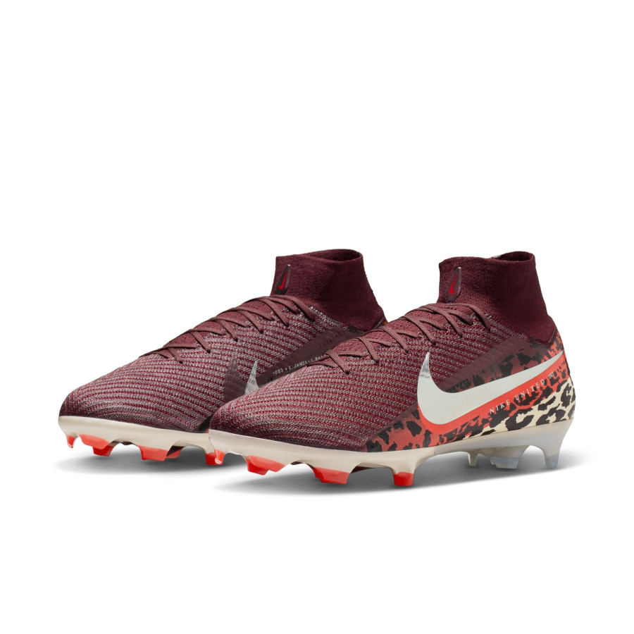 Nike Air Zoom Mercurial Superfly 10 United 3 Elite FG rouge blanc