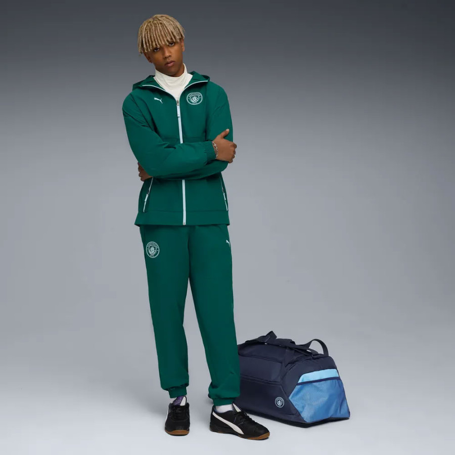 Veste survêtement Manchester City Tech Woven bleu