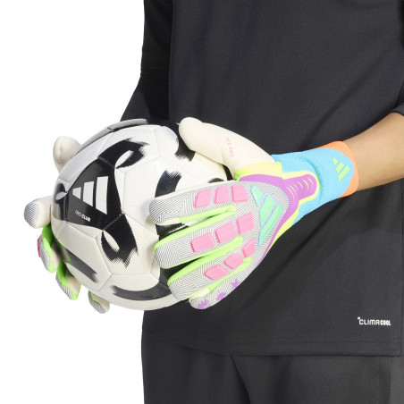 Gants gardien adidas Predator GL Pro bleu rose