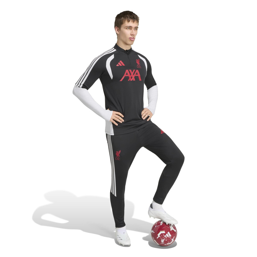 Pantalon survêtement Liverpool noir rouge
