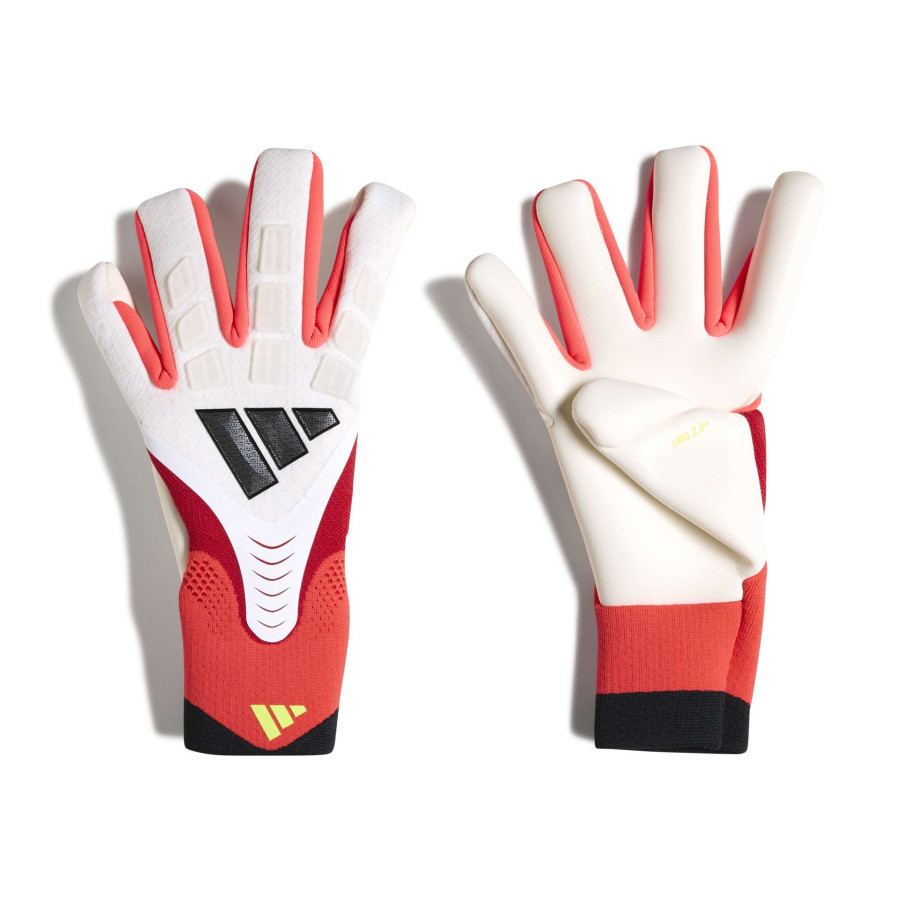 Gants gardien adidas Predator GL Pro blanc rouge