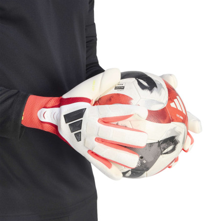 Gants gardien adidas Predator GL Pro blanc rouge