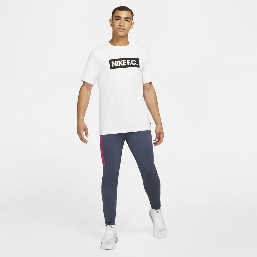 Pantalon survêtement Nike F.C. gris rose