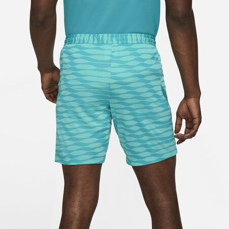 Short entrainement Nike Strike bleu vert