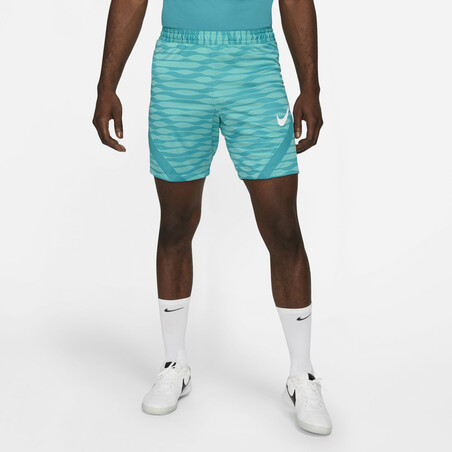 Short entrainement Nike Strike bleu vert