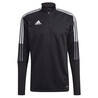 Sweat zippé adidas noir blanc