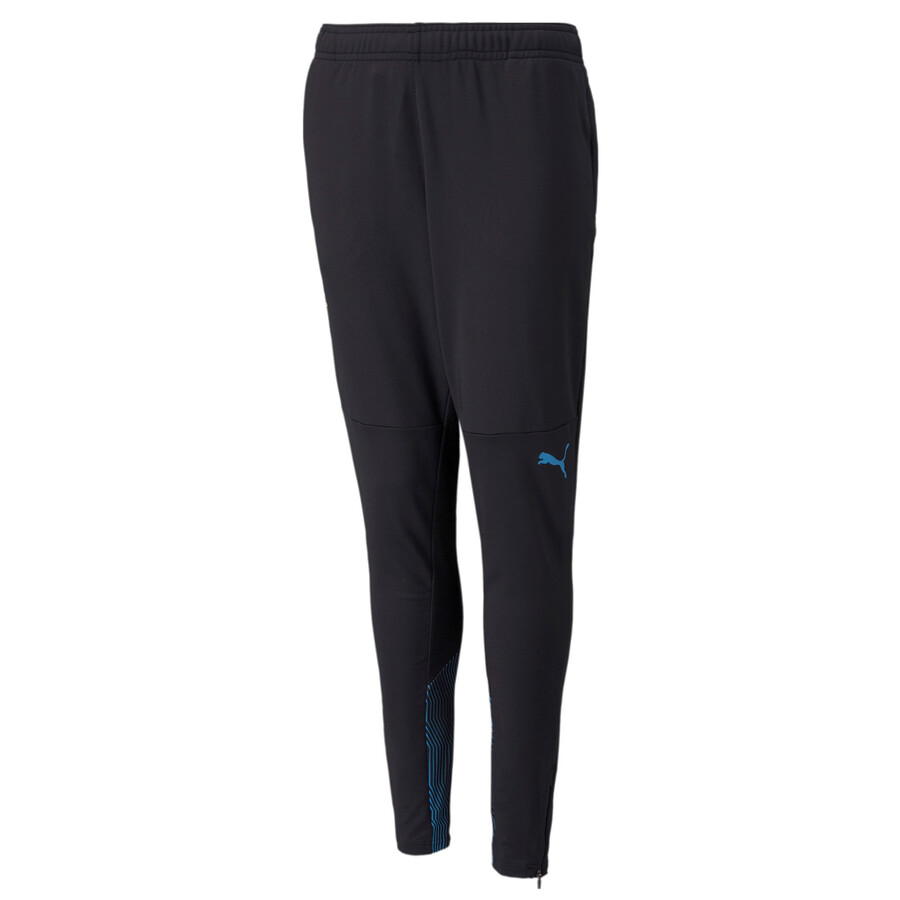Pantalon entraînement junior OM noir bleu 2021/22