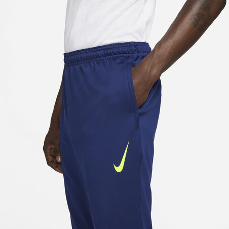 Pantalon survêtement Nike Therma-Fit bleu