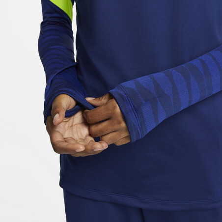 Sweat zippé Femme Nike Strike bleu