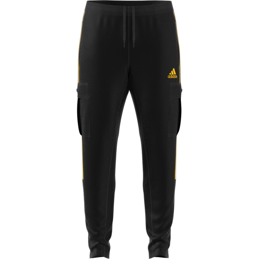 Pantalon survêtement adidas cargo noir orange