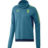 Sweat col montant Juventus bleu jaune 2022/23