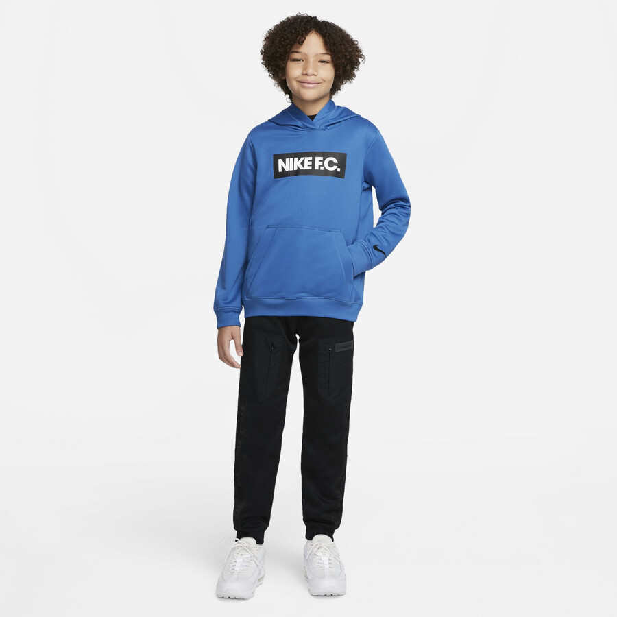 Sweat à capuche junior Nike F.C. bleu