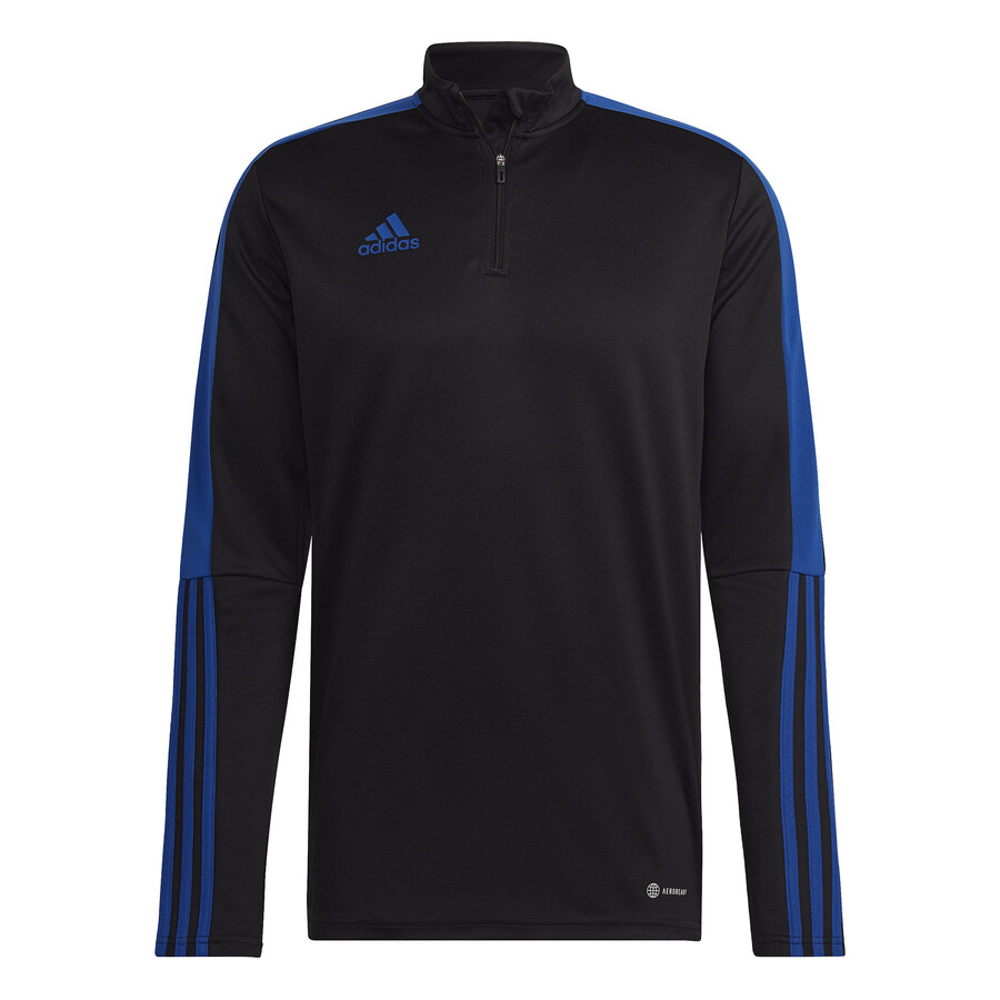 Sweat zippé adidas Tiro noir bleu