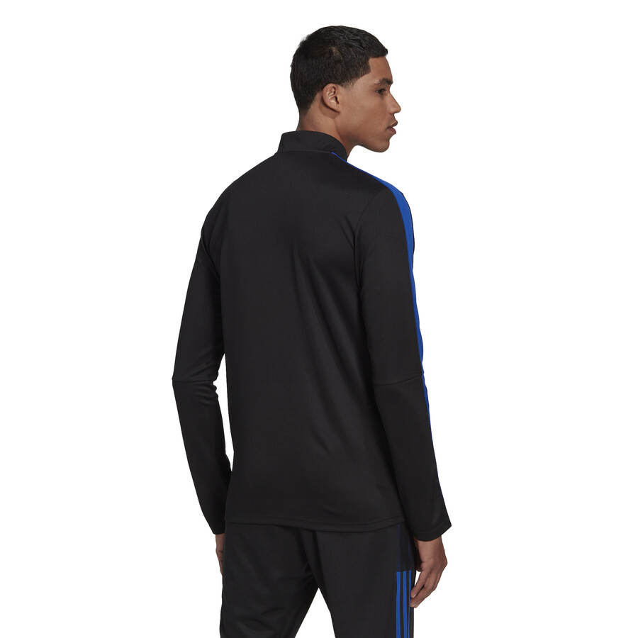 Sweat zippé adidas Tiro noir bleu
